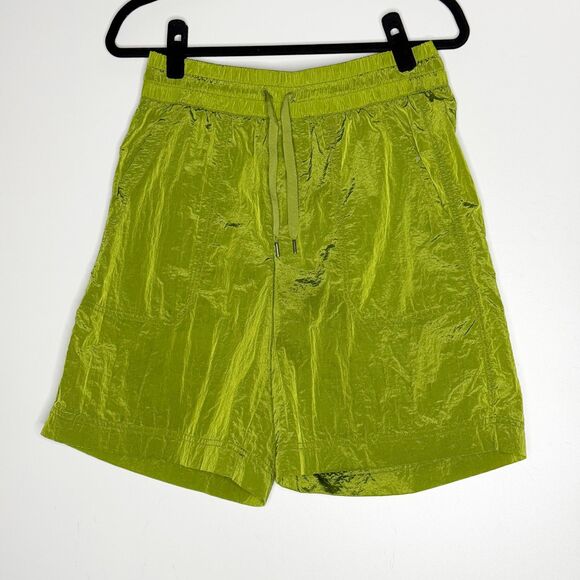 Old Navy High-Waisted Bermuda Shorts Quick Dry Lime Green Women's Size Small - Picture 1 of 7